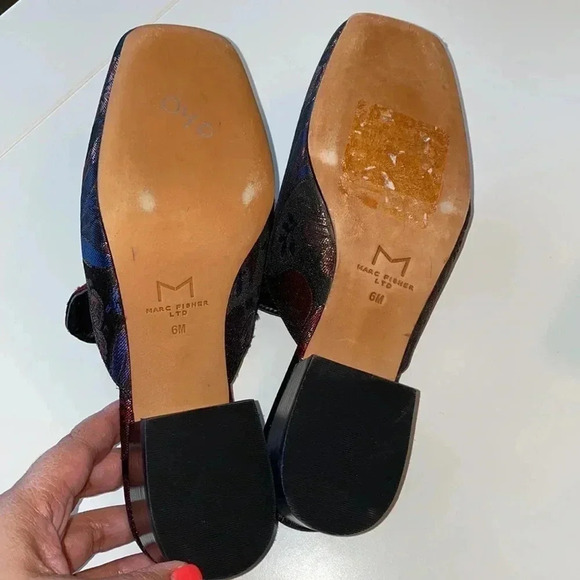 Marc Fisher LTD Lailey Block Heel Mule Size 6 - Picture 12 of 12